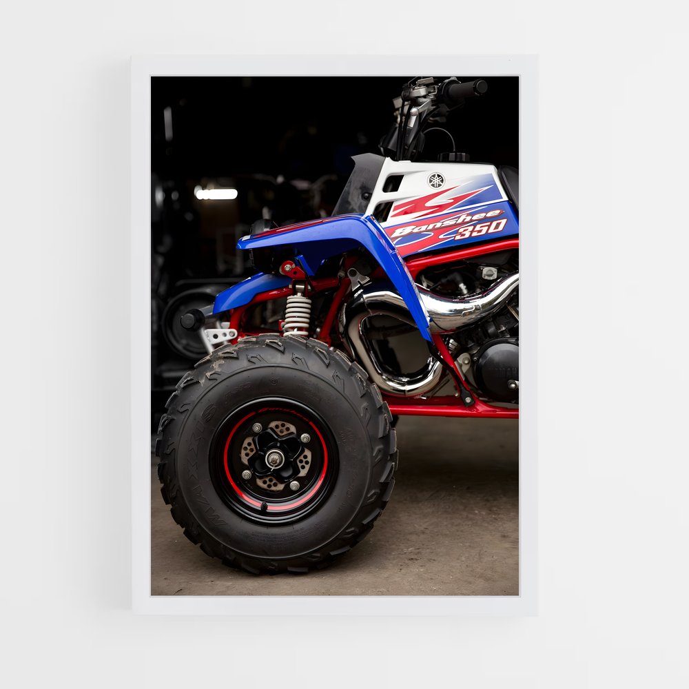 Poster Aventure en Garage – affiche Yamaha (vue 3)